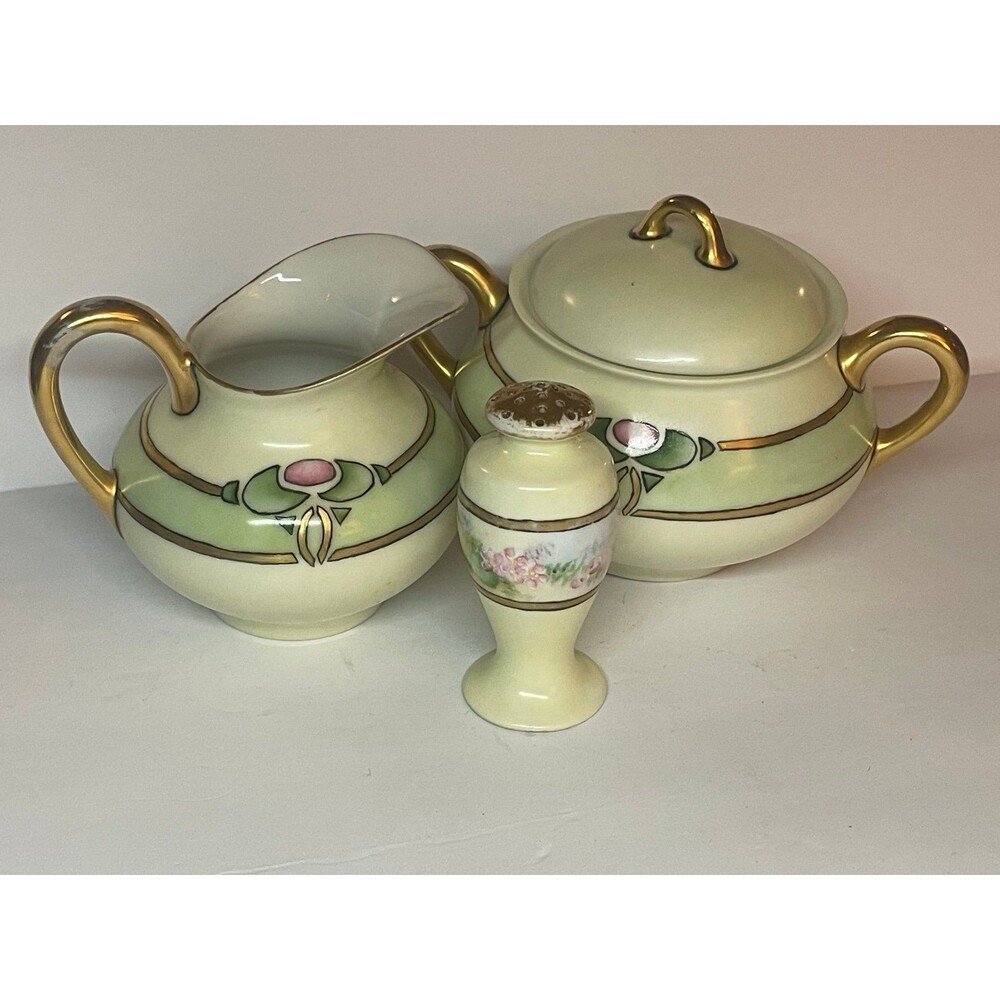3 matching Haviland France signed pieces